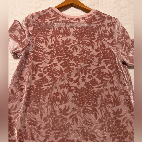 A New Day floral velour top - Picture 1 of 6